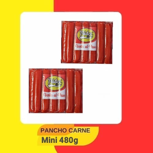Mini Pancho Carne (12 Salchichas) x Paquete
